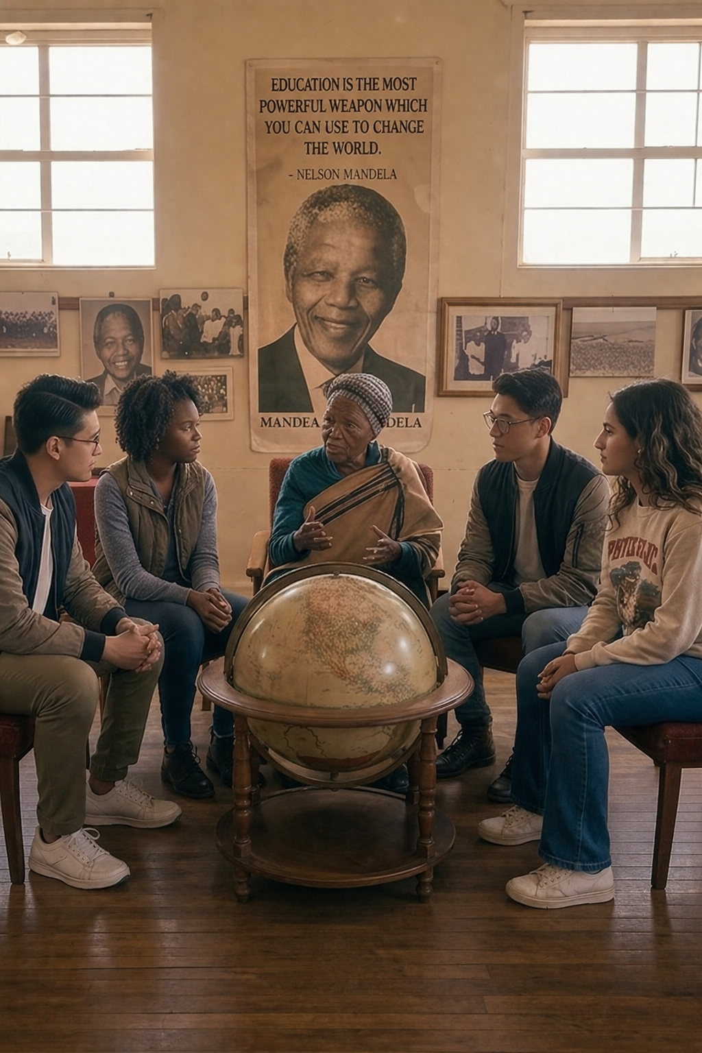 Mandela’s Courage, South Africa
                            class=