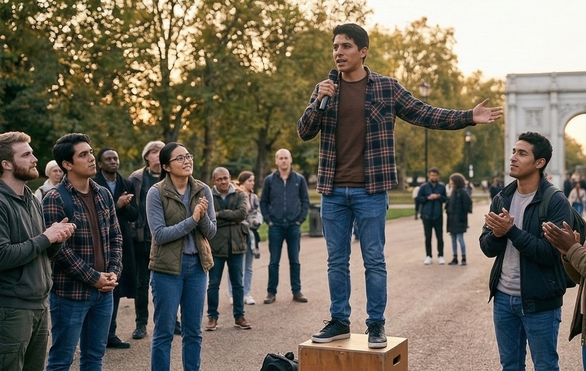 Finding Your voice, London
                            class=